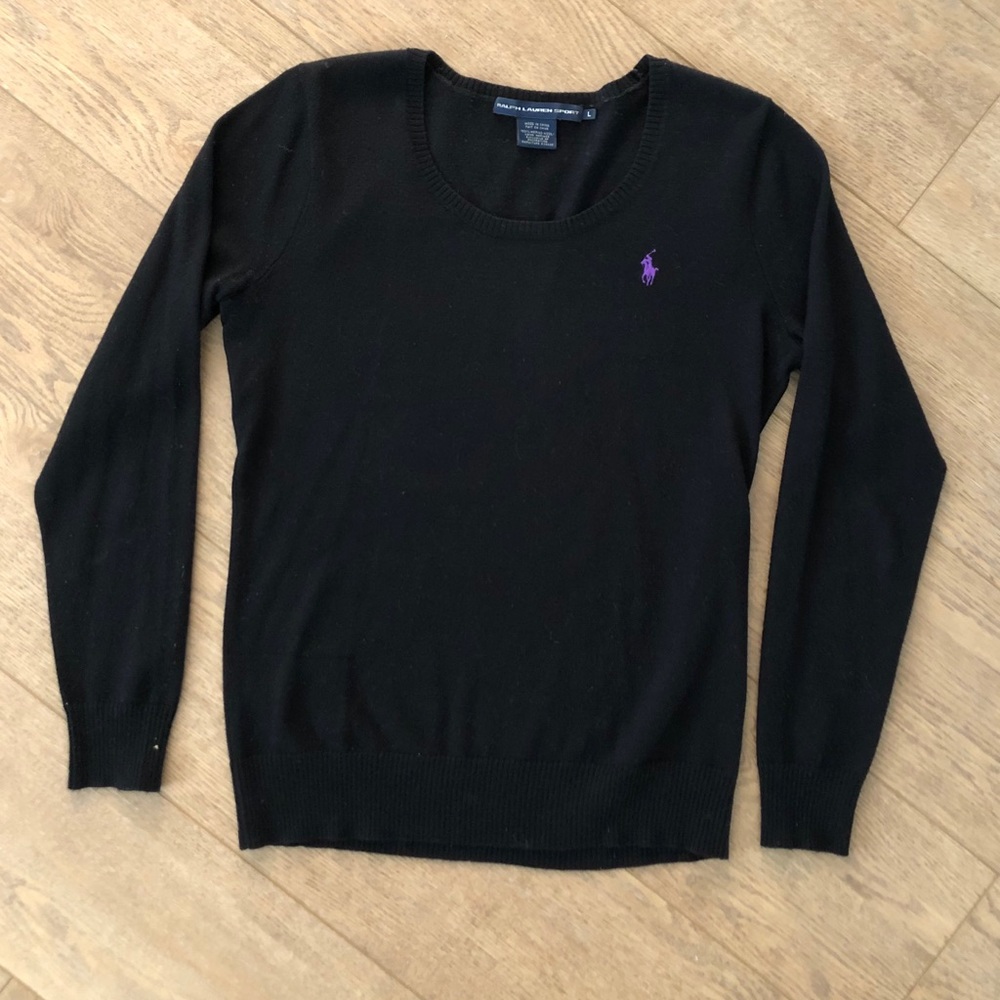 Ralph Lauren Sport Black Sweater